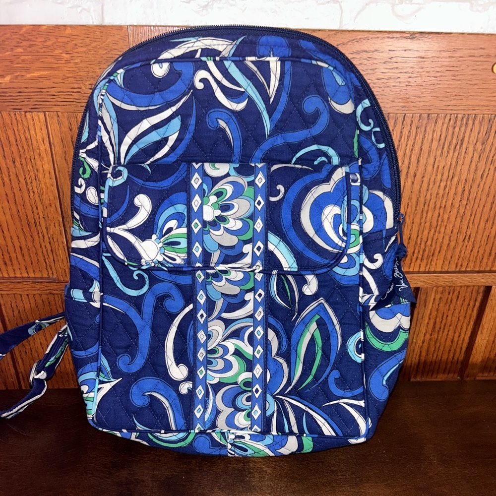 Vera Bradley Mediterranean Blue Backpack!